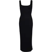 Superdry Vestido Midi Sem Mangas Square Neck Jersey