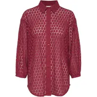 Kaffe Blusa 'KA Loren' borgonha