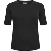 KAFFE CURVE Camisa 'carina' preto
