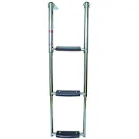 Oem Marine Escada Telescópica 3030309 Aço Inoxidável 3 Degraus