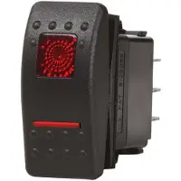 Blue Sea Systems Interruptor Contura Ii Dpdt Ligado/desligado/ligado