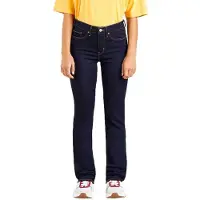 Levi's para mulher. 19631-0001 Jean Straight Moulder 314 marinha (27/32), Casual, Algodão, Denim, Marinho