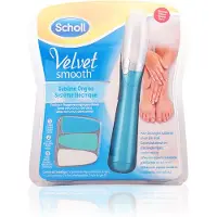 Scholl Sistema elettronico Velvet Smooth con testina esfoliante — Dispositivo per piedi