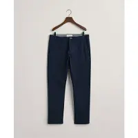 Gant para homem. 1505220 Calças chino Slim Fit Tech Prep azul-marinho (31/34), Casual, Algodão, Algodão orgânico