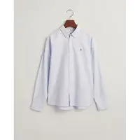 Gant unisex para criança. 930470 Camisa Oxford Shield Teens azul (11/12años= 146/152cm), Casual, Algodão, Clássico, Manga comprida, moda inf