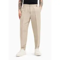 Armani Exchange para homem. 8NZP15ZNFNZ1724 Calças de linho bege (36), Casual
