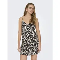 ONLY Vestido Curto Sem Mangas Dahlia Linen