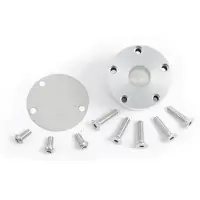 Pike N Bass Kit De Placa De Alumínio Furo Liso + Parafuso S