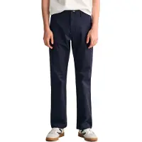 Gant para menino. 915023 Teen Boys calças chino azul-marinho (16años= 176cm), Casual, Algodão, Algodão orgânico, Sustentável, moda infa