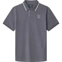 Hackett London para homem. HM563381 Pólo Heritage H cinzento (XXL), Casual, Cinza, Algodão, Manga curta