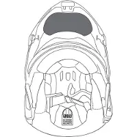 AGV Cortina De Queixo Para Capacete Sportmodular