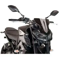Puig Para-brisas desportivo com ABE MT-09, ano de fabricação 17-, preto