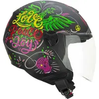 Cgm Capacete Aberto 167s Flo Joy Long Screen