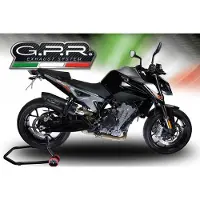 Gpr Exhaust Systems Silenciador Slip On Homologado Furore Evo4 Nero Ktm Duke 790 21-23 Ref:e5.kt.107.fne4