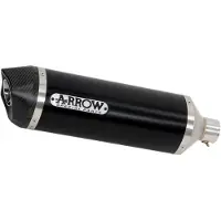 Arrow Silenciador Não Homologado Race-tech Aluminium Dark With Carbon End Cap Ducati Hypermotard/hyperstrada 821 ´13-15