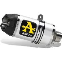 Arrow Silenciador Homologado Indy Race Aluminium Dark With Carbon End Cap Husqvarna Svartpilen/vitpilen 125 ´21-22
