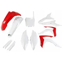 Ufo Kit De Plásticos Honda Crf 250r/450r 2014-2017 With Airbox Cover Usa Hokit122f-999 Fork Protectors &