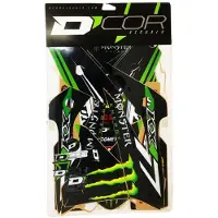 Dcor Visuals Kit Gráfico Monster Energy Kawasaki Kx 250f 13-14