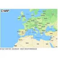 C-MAP Mapa Do Mediterrâneo Ocidental