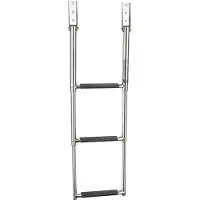 VETUS Escada De Banho Inox De 3 Degraus Para Montagem Em Espelho De Popa