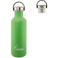 Laken Garrafa Básica De Bambu Aço Inoxidável Aço