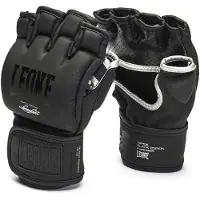 Leone1947 Luva De Combate Mma Black Edition