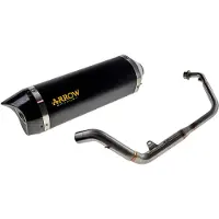 Arrow Sistema De Escape Completo Homologado Thunder Dark Cb 125 R 21 Aluminium&carbon