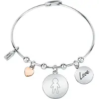 La Petite Story Pulseira Bangle Family S.s Love Heart
