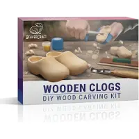 BeaverCraft Tools DIY10 Wooden Clogs Wood Carving Kit, conjunto para talhar madeira