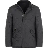 Barbour - Casacos - Powell Quilted Jacket Black para Homem - Tamanho L - Preto
