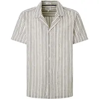 Pepe Jeans para homem. PM308496 Camisa bege Pipper (XL), Casual, Algodão, Manga curta