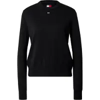 Tommy Hilfiger Pullover 'ESSENTIAL' preto