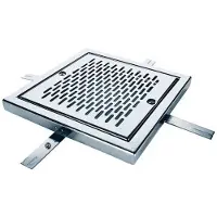 AstralPool Grelha De Drenagem 00284 Aisi304 Em Aço Inoxidável 200x200mm