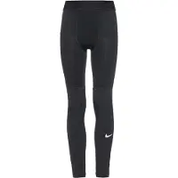 Nike Calças de desporto 'Pro' preto / branco