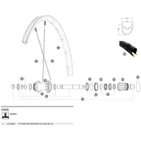 Mavic Aro Ksyrium Elite Disc Ust 20 Rear