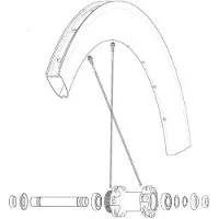 Mavic Raios Kit 2 Front/rear Comete Pro Carbon Ust