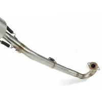 Gpr Exhaust Systems Sistema De Linha Completa Não Homologado Deeptone Inox Kawasaki Klx 140r 2021-2024 Round