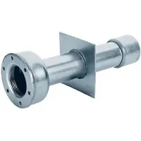 AstralPool 00327 Inox Aisi304 L240mm Conduíte De Parede Com Rosca Interna De 1 1/2 Em Ambas As Extremidades