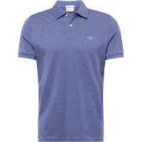 Gant para homem. 2210 Pólo em piqué Regular Fit Shield azul (XXL), Casual, Algodão, Clássico, Manga curta
