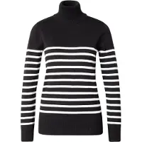 Saint tropez Pullover 'Mila' preto / branco