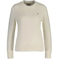 Gant para mulher. 4800200 Camisola bege clássica (XXL), Casual, Algodão