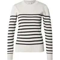 Saint tropez Pullover 'Mila' cinzento claro / preto