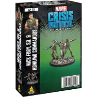 Atomic Mass Games Mcp: Figura De Nick Fury Sr E Os Comandos Uivantes