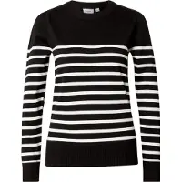 Saint tropez Pullover 'Mila' preto / branco