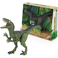 Tachan Figura Articulada De Velociraptor Com Luzes E Som