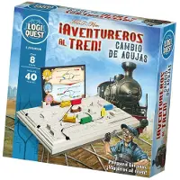 Mixlore Logiquest ¡aventureros Al Tren! Jogo De Tabuleiro Versão Em Espanhol