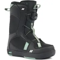 K2 Snowboard - Botas snowboard criança - Lil Kat Black para criança - Tamanho criança 28 - Preto