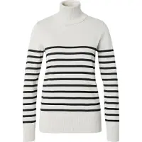 Saint tropez Pullover 'Mila' areia / preto