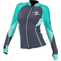 SCUBAPRO Camiseta Térmica De Manga Comprida Com Zíper Completo 1.5 Mm Everlex