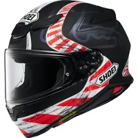 Shoei NXR 2 Knee Down TC-5 Capacete Integral Preto/Branco/Vermelho L